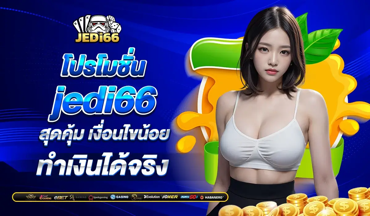 โปรโมชั่น jedi66 สุดคุ้ม เงื่อนไขน้อย ทำเงินได้จริง